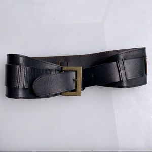 Motif 56 Genuine Leather Dark Brown Belt M